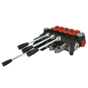 Hydraulický monoblokový rozvaděč 5 sekční 80L