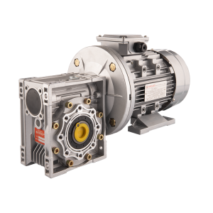 3fázový elektromotor 380V 1,1 kW se šnekovým převodem HMRV 63 IEC90 s převodem 1:10. Nahradit NMRV MOTOVARIO.