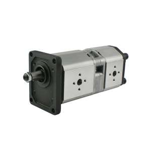 Levé hydraulické zubové čerpadlo 2-sekční skupina 2 objem: 6/4 cm3/ot. (1500 ot./min): 9/6 L/min