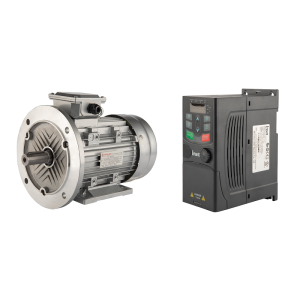 3-fázový elektromotor 400V 2,2 kW s třífázovým vektorovým invertorem GD20-2R2G-4-EU regulátorem otáček motoru