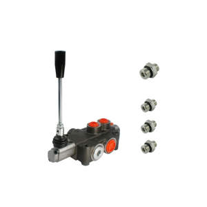 Hydraulický monoblokový rozvaděč 1 sekční 80L