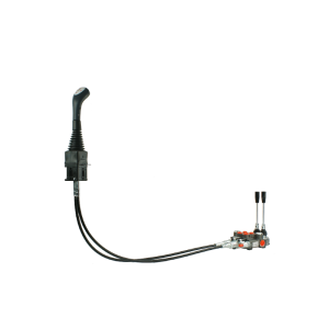 2-sekční hydraulický rozdělovač 40L s joystick a odkazy 2m