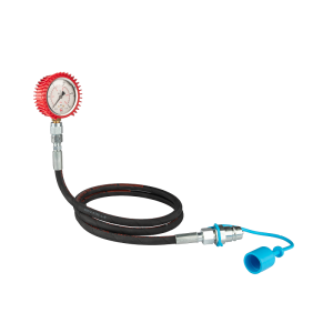 Sada tlakoměru oleje, manometr 250 bar, kabel 1500 mm a zástrčka Euro