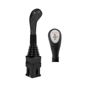 Joystick Hydrolider 3336 bez tlačítka. Uzpůsobeno pro spojovací tyče na vidlicích.