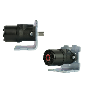 Hydraulický motor BMR absorpce: 315cm3/ot otáčky: 195ot/min s hřídelí o tloušťce 32mm s montážní deskou 90