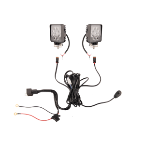 Dvě pracovní lampy 9xLED 1430 LM 24W + připojení 0,3m