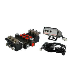 Sada hydraulický rozvaděč 3 sekční 40L s ovládacím panelem