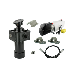 Hydraulika pro sklápěcí přívěs. Sada sklápění k 7T + napájecí zdroj 24 V + zdvih 910 válec