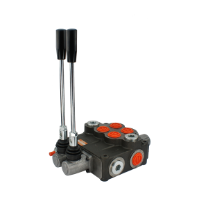 2-sekční hydraulický rozvaděč 160L s jednou plunžrovou sekcí