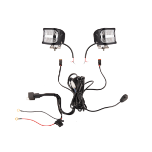 Dvě pracovní lampy 8xLED 1608 LM 27W + připojení