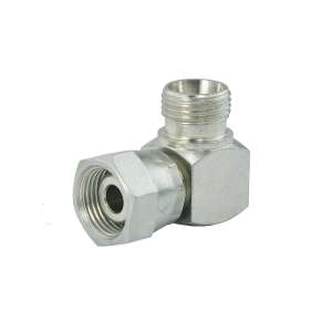 Úhlový hydraulický konektor typ: AB metrické závity: 30x2 - 30x2