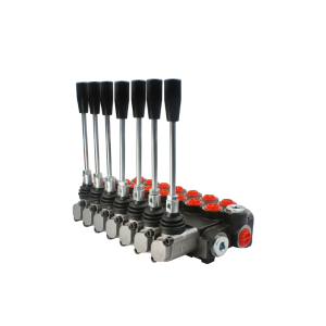Hydraulický monoblokový rozvaděč 7 sekční 40L