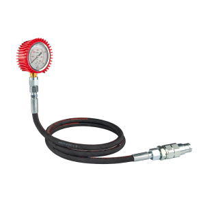 Sada tlakoměru oleje, manometr 400 bar, kabel 2000 mm a plochá zástrčka