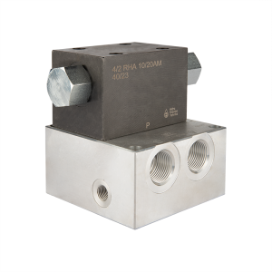 Automatický cetop přepínací ventil pro závity škrabky na hnůj: 1/2" průtok: 80 l/min max. tlak: 350 bar