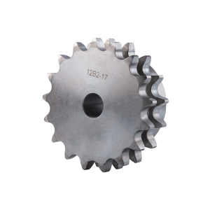 Dvojité řetězové kolo 2x17 zubů 3/4" pro 12 řetězů B-2