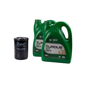PP711 PP-7.1.1 filtr motorového oleje pro traktor Zetor 5211-7245 + motorový olej TURDUS 15W40 10L