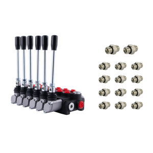 6-sekční hydraulický rozvaděč 30 l/min P40 s přípojkami 18/16 Hydrolider