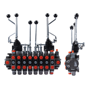 8-sekční hydraulický rozvaděč, 70L/min, pro lesní stroje