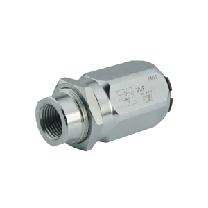 VRF 3/8" jednocestný škrticí hydraulický sudový ventil s přesnou regulací. Průtok: 45 l/min, max. tlak: 300 bar