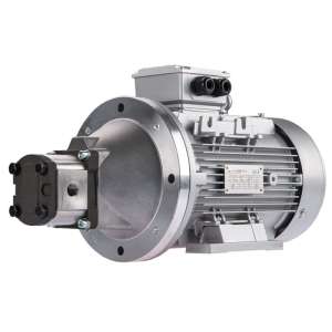 Pravé hydraulické zubové čerpadlo 33L + 3fázový elektromotor IE3 400V 7,5kW 13MPa