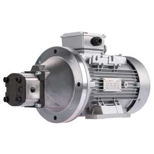 Pravé hydraulické zubové čerpadlo 6L + 3fázový elektromotor IE3 400V 3kW 24MPa