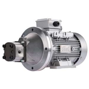 Pravé hydraulické zubové čerpadlo 9L + 3fázový elektromotor IE3 400V 1,5kW 9MPa