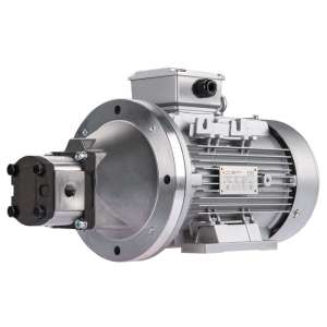 Pravé hydraulické zubové čerpadlo 9L + 3fázový elektromotor IE3 400V 2,2kW 14MPa