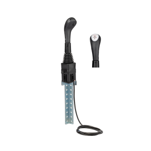 Joystick Hydrolider 6019 na kouli s jedním tlačítkem pro hydraulický rozvaděč. Sada s montážní držák