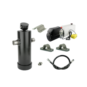 Hydraulika pro sklápěcí přívěs. Sada sklápění k 8T + napájecí zdroj 24V + zdvih 1237 válec