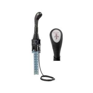 Joystick Hydrolider 3356 s jedním tlačítkem v sadě s držákem. Uzpůsobeno pro spojovací tyče na vidlicích.