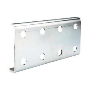 Deska pro montáž 8 rychlokonektorů eurozásuvek 8x22mm