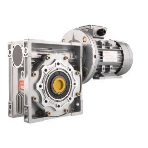 3-fázový elektromotor 380V 0,55 kW se šnekovým převodem HMRV 90 IEC80 s převodem 1:80. Nahradit NMRV MOTOVARIO.