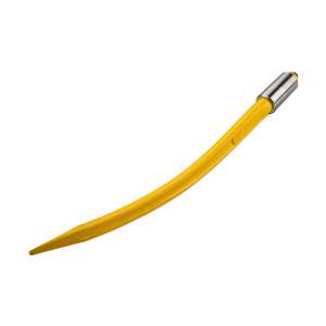 Kovaný zakřivený krokodýlí zub pro horní nakladač 680 mm M22x1,5 W9132-680K Waryński + pouzdro tyče
