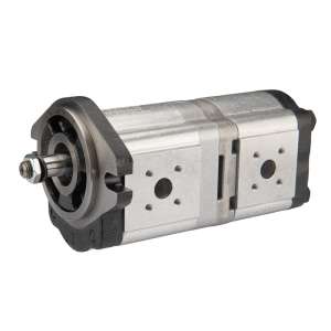 Levé dvousekční hydraulické čerpadlo Hydrosila s ozubeným kolem, skupina 2, objem: 16/11,3 cm3/ot., průtok (1500 ot.): 24/16,1 l/min