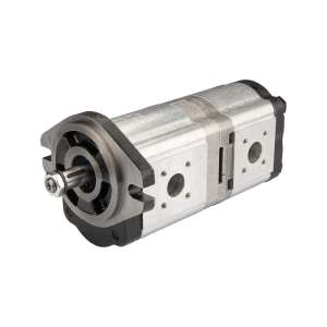 Levé dvousekční hydraulické čerpadlo Hydrosila s ozubeným kolem, skupina 2, objem: 22/11,3 cm3/ot., účinnost (1500 ot.): 33/16,1 l/min