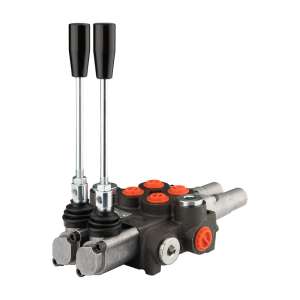 Dvoudílný hydraulický rozvaděč 40L se dvěma plovoucími sekcemi na západce