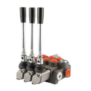 3sekční hydraulický rozvaděč 40L s jednou plovoucí sekcí a západkou Hydrolider