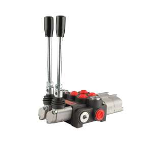 Dvoudílný hydraulický rozvaděč 40L se dvěma plovoucími sekcemi na západce Hydrolider