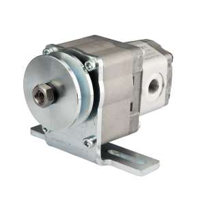 Ložiskový pohon, hydraulická zubová pumpa pravá 1,10 cm3/ot, skupina 1 + podpěra a řemenice