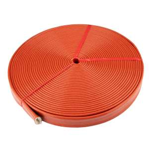 Protipožární návlek na kabely a hadice, tepelný štít se silikonovým povlakem, 25 mm, 1 m