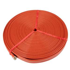 Protipožární návlek na kabely a hadice, tepelný štít se silikonovým povlakem, 29 mm, 1 m