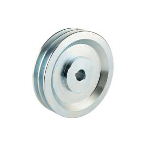 Dvojitá kladka pro dva řemeny 2x13 fi 150 / 19mm drážka pro pero 6mm