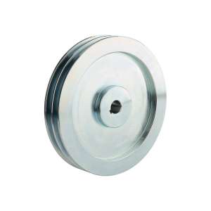 Dvojitá kladka pro dva řemeny 2x13 fi 200 / 19mm drážka pro pero 6mm