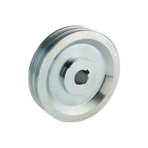 Dvojitá kladka pro dva řemeny 2x13 fi 150 / 24mm drážka 8mm