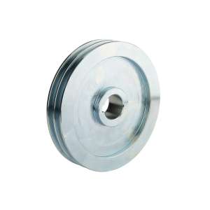 Dvojitá kladka pro dva řemeny 2x13 fi 200 / 38mm drážka 10mm