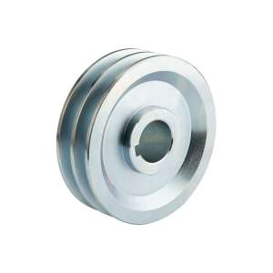 Dvojitá kladka pro dva řemeny 2x17 fi 150 / 38mm drážka 10mm