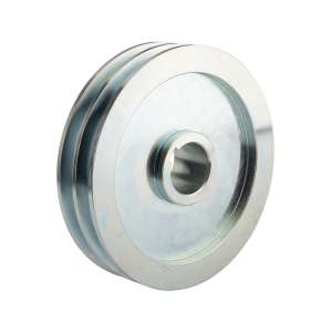 Dvojitá kladka pro dva řemeny 2x17 fi200 / 42mm drážka 12mm