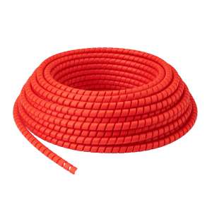 Spirálový kryt pro hydraulickou hadici červený WN12 10-13mm 10 metrů