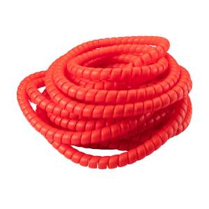 Spirálový kryt pro hydraulickou hadici červený WN25 22-27mm 10 metrů