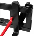 Paletový vozík TUR s vidlemi, kované hroty 880 mm pro palety, čelní nakladač